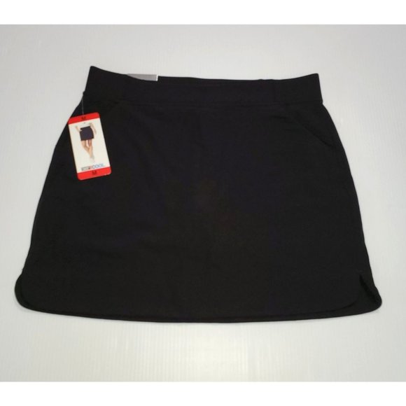 NWT 32 Degrees Cool Skort Black Pockets Size Medium 1025 - Picture 5 of 9
